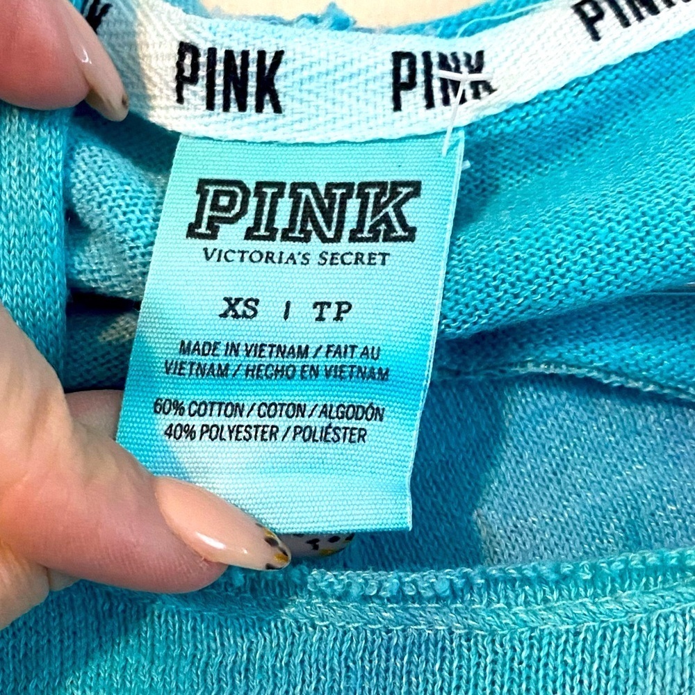 VS Pink tie dye open back hooded sweatshirt xs - Picture 6 of 7